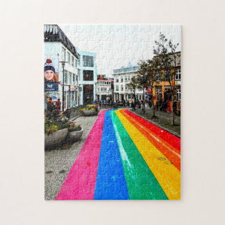 Reykjavik Colourful Street Puzzle
