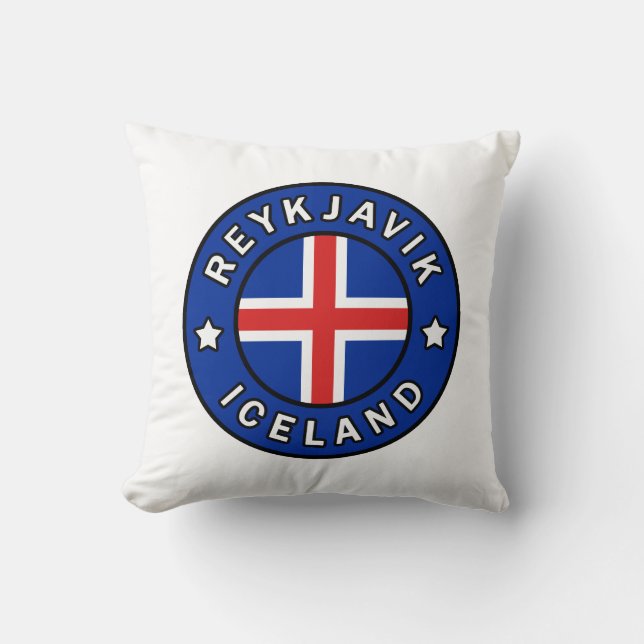 Reykjavik Iceland Cushion (Front)
