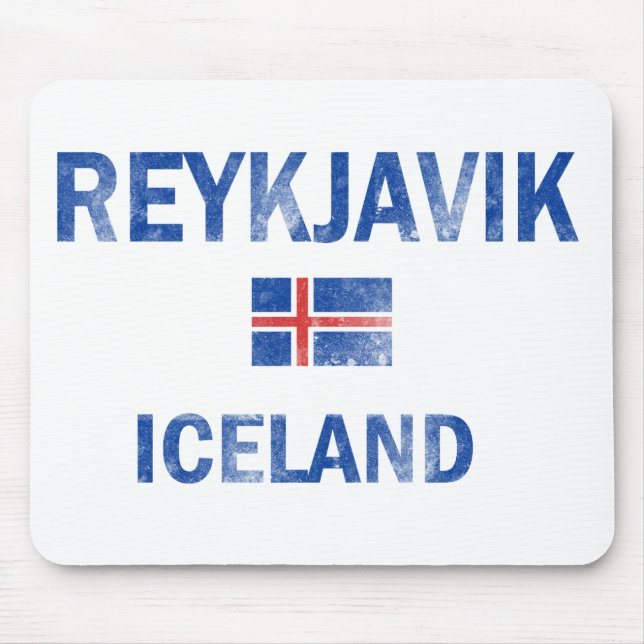 Reykjavik Iceland Designs Mouse Pad (Front)