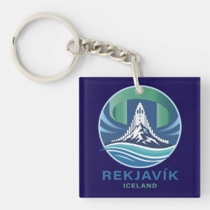 Reykjavik Iceland Europe Key Ring