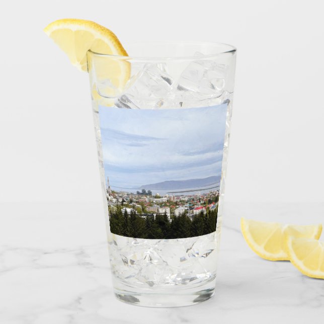 Reykjavik Iceland Europe Travel Photo Glass (Front Ice)