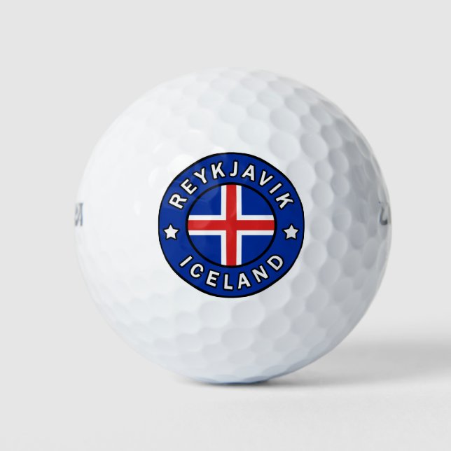 Reykjavik Iceland Golf Balls (Front)