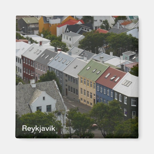 Reykjavik Iceland Magnet (Front)