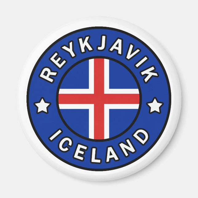 Reykjavik Iceland Magnet (Front)