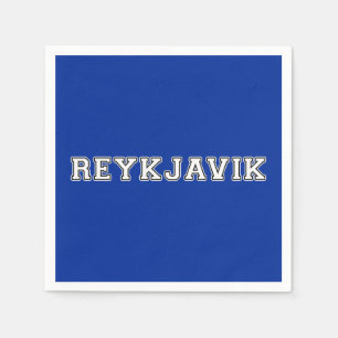 Reykjavik Iceland Napkin