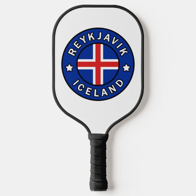 Reykjavik Iceland Pickleball Paddle (Front)