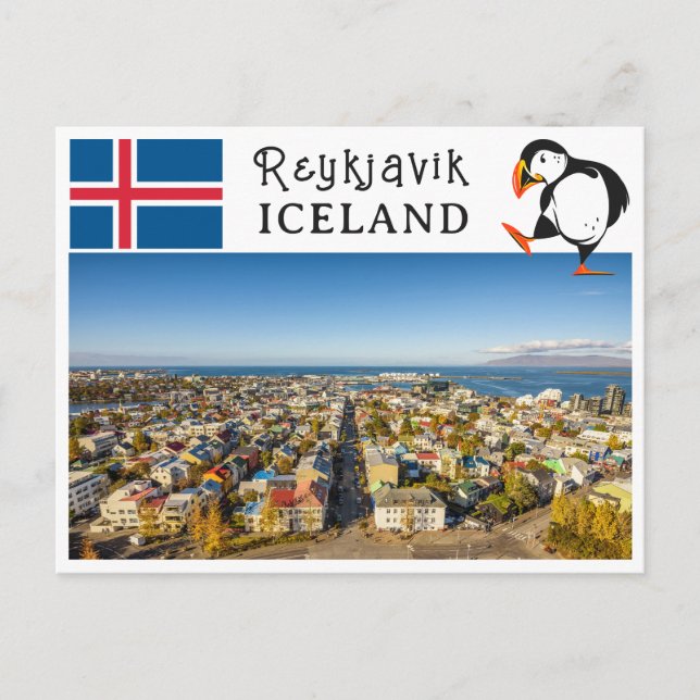 Reykjavik Iceland Postcard (Front)
