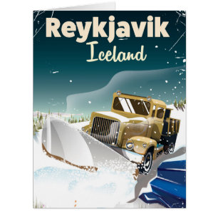 Reykjavik Iceland travel print
