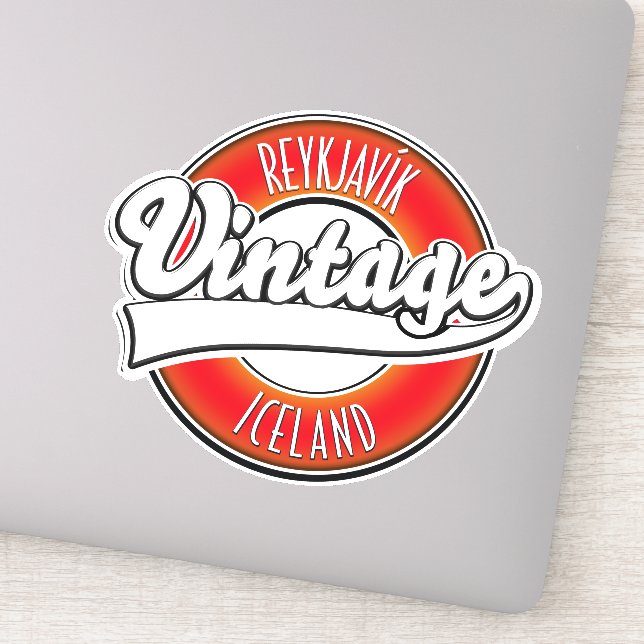 Reykjavík Iceland vitnage logo (Detail)