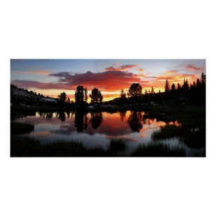 Reymann Lake Sunset - Yosemite Poster