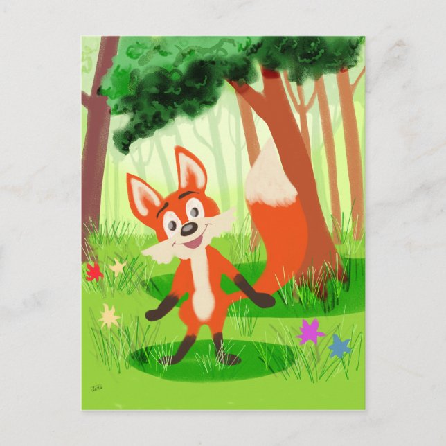 Reynard the Fox Postcard (Front)