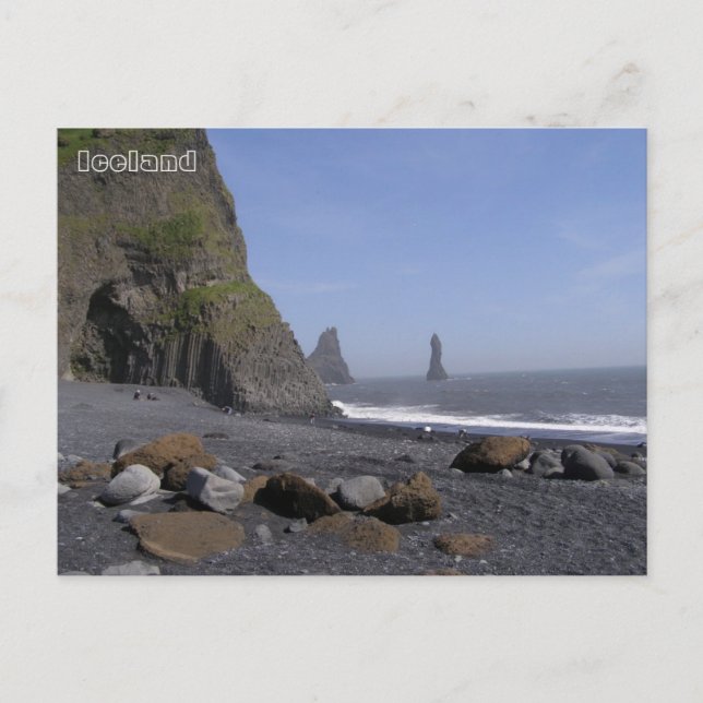 Reynisdrangar, Reynisfjara beach, Iceland Postcard (Front)