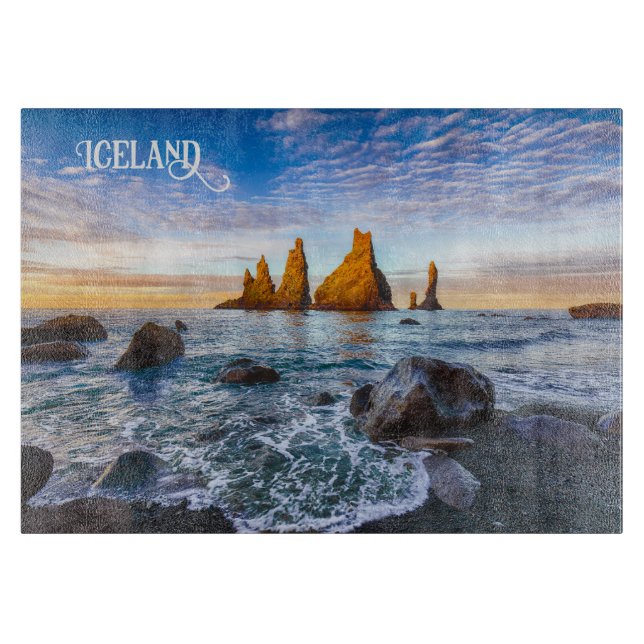 Reynisfjara Beach, Iceland Cutting Board (Front)