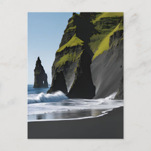 Reynisfjara Black Sand Beach Postcard