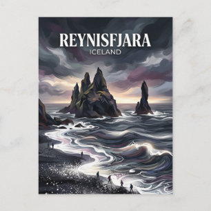 Reynisfjara Iceland Postcard