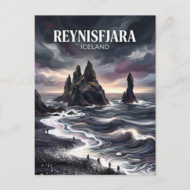 Reynisfjara Iceland Postcard (Front)