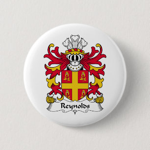 Reynolds Family Crest 6 Cm Round Badge