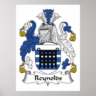 Reynolds Family Crest Poster