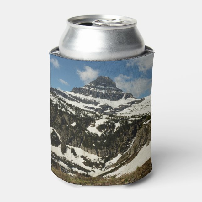 Reynolds Mountain from Logan Pass at Glacier Park Can Cooler (Can Front)