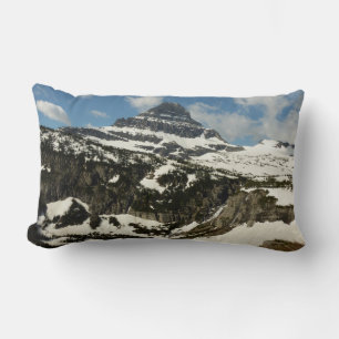 Reynolds Mountain from Logan Pass at Glacier Park Lumbar Cushion