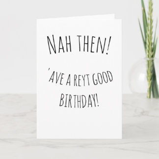 Reyt good birthday card