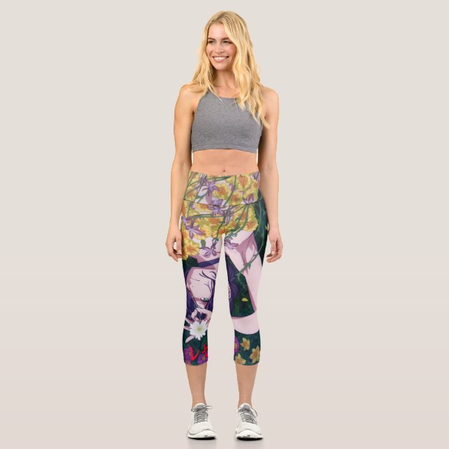 Reze Chainsaw man Capri Leggings (Front)
