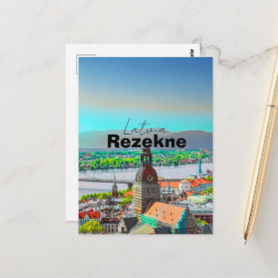 Rezekne poster, Rezekne Wall Art, Rezekne Print, R Postcard