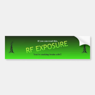 RF Exposure Bumper Sticker