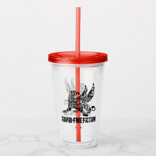 RFF Griffin Clear Tumbler BLK Logo