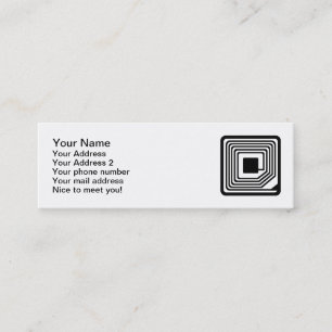 RFID Microchip Mini Business Card
