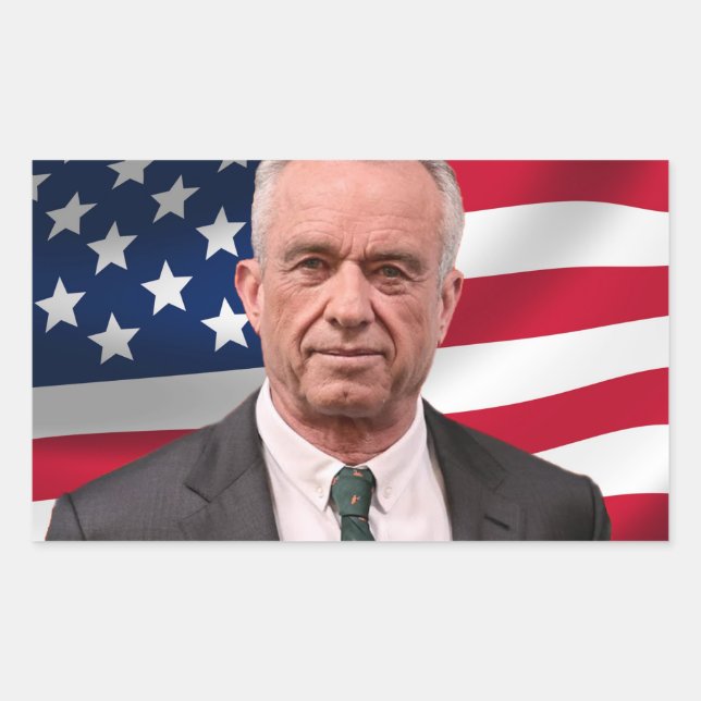 RFK for President 2024 Rectangular Sticker (Front)