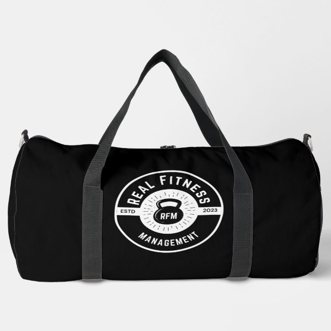 RFM "BAG OF GAINS" - Gym Duffel Duffle Bag (Front)