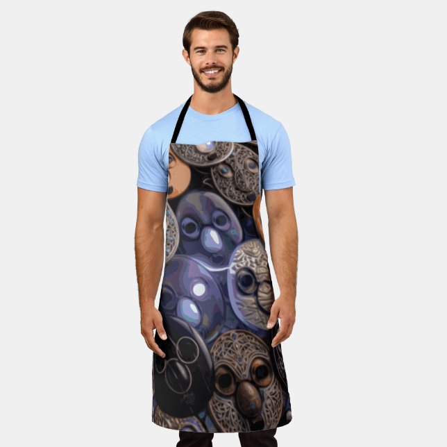 RG RA Egg Art Apron (Worn)