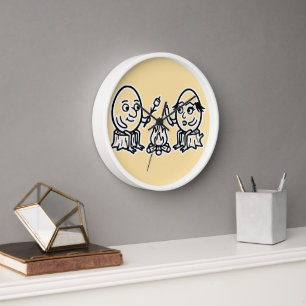 RG RA Egg Art Clock