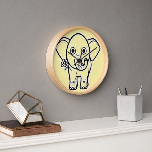 RG RA Egg Art Clock