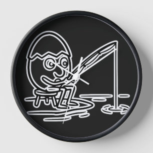 RG RA Egg Art Clock