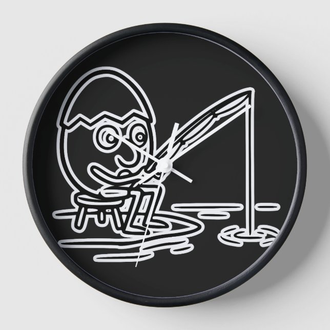 RG RA Egg Art Clock (Front)