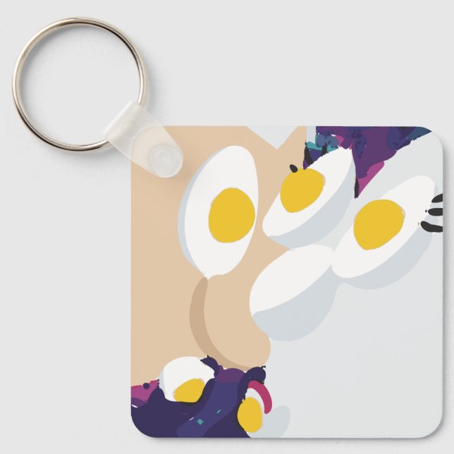 RG RA Egg Art Key Ring (Front)