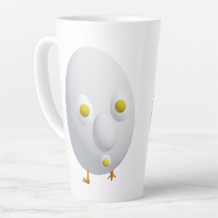 RG RA Egg Art Latte Mug