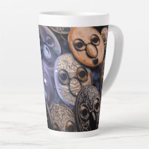 RG RA Egg Art Latte Mug