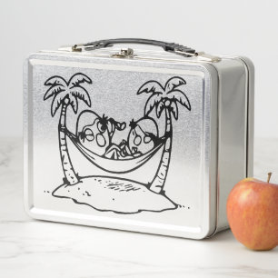 RG RA Egg Art Metal Lunch Box