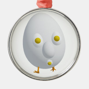 RG RA Egg Art Metal Ornament