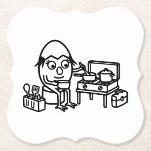 RG RA Egg Art Paper Coaster