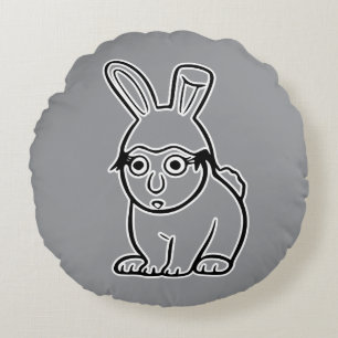 RG RA Egg Art Round Cushion