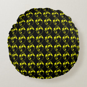 RG RA Egg Art Round Cushion