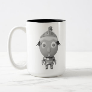 RG RA Egg Art Two-Tone Coffee Mug