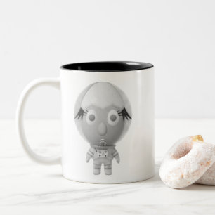 RG RA Egg Art Two-Tone Coffee Mug