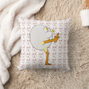 RG & RA Quirky Egg Character Cute Design Cushion