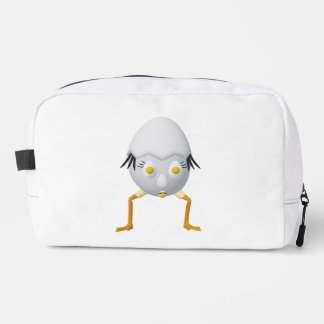 RG & RA Quirky Egg Character Cute Design Dopp Kit