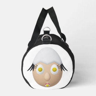 RG & RA Quirky Egg Character Cute Design Duffle Bag